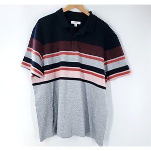 NWT M&S Color Block‎ Short Sleeve Polo Mens Size 47-49 in